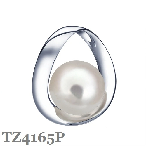 925 Sterling Silver Pearl Fashion Jewelry with CZ and Fw Pearl